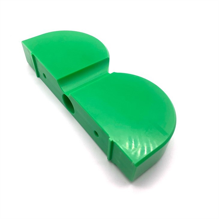 Green PE-UHMW Plastic Cnc Machining Customized Part